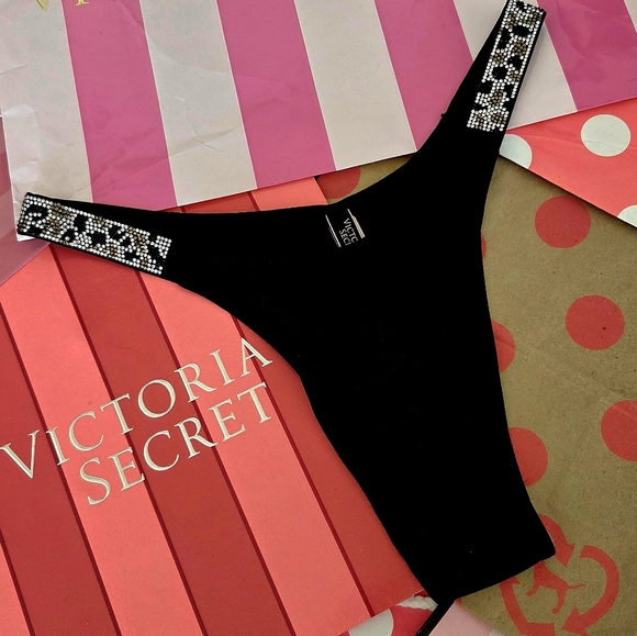 Victoria's Secret Very Sexy Brazilian Shine Strap Panty NWT High Cut Leg Bikini - Picture 10 of 15